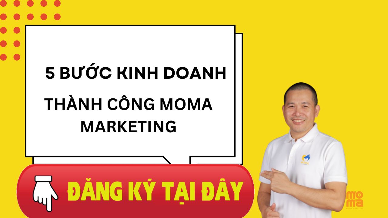 5 BƯỚC KINH DOANH THÀNH CÔNG VỚI GIẢI PHÁP MOMA MARKETING